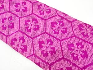 アンティーク　本総絞り　亀甲に花模様名古屋帯